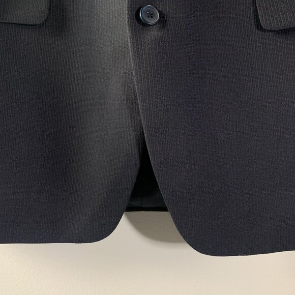 Andrew Fezza Men's Brown Solid Wool Cashmere Blazer Sport Coat 42L *Super‎ 100* - Picture 4 of 9